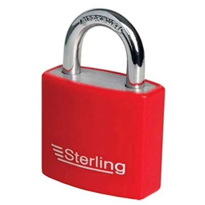 Immagine di Sterling APL052P Lucchetto in Alluminio da 50 mm, Fornito 2 Colori Vivaci, Che Possono variare, Rosso o Blu, 50mm