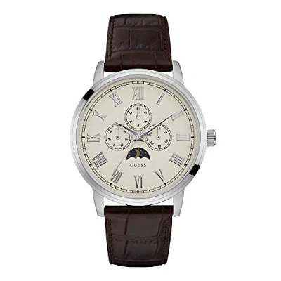 Immagine di Guess Orologio Analogico Classico Quarzo Uomo con Cinturino in Pelle W0870G1