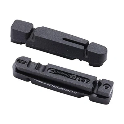 Immagine di BBB Pastiglie per Freni a cerchione TechStop, Design Posteriore 4 in 1 Compatibile con i sistemi frenanti Shimano e SRAM Accessori Biciclette Unisex Adulto, Nero, 38 g