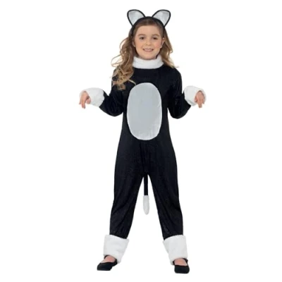 Immagine di SMIFFYS Costume Gatto Fico, comprende Tuta, Coda e Copricapo