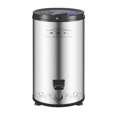 Immagine di A.M.C. Asciugatrice Centrifuga Inox, Asciugabiancheria Portatile Salvaspazio, Asciugapanni Silenziosa, Capacità 6 Kg