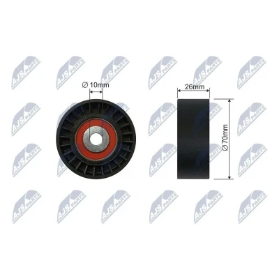 Immagine di NTY RNK FR 058 Rullo Tendicinghia FORD: S Max Mk1, Galaxy Mk2 MPV, MONDEO 4 Stufenheck