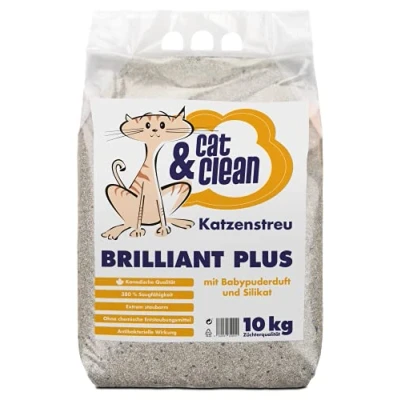 Immagine di Cat &amp; Clean CCBP10 Brillant Plus con profumo di polvere per bambini e silicato
