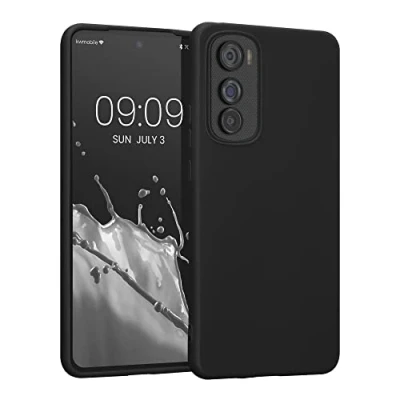 Immagine di kwmobile Custodia Compatibile con Motorola Edge 30 Cover Back Case per Smartphone in Silicone TPU Protezione Gommata nero matt