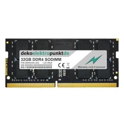 Immagine di dekoelektropunktde Memoria RAM da 32GB adatta per QNAP TS 473A 8G DDR4 SO DIMM PC4