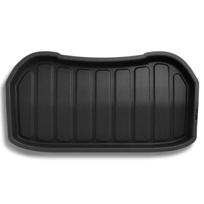 Immagine di Spigen Tesla Model 3 Highland (2024 ) Tappetino per Bagagliaio Anteriore, Materiale XPE la Protezione Interna, Finitura Impermeabile Carbonio Edizione