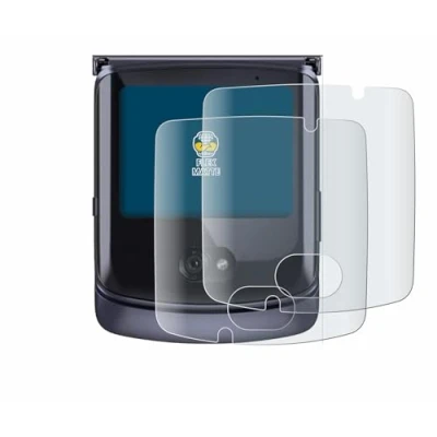 Immagine di brotect Pellicola Copertura Completa Opaca per Motorola Razr 5G 2020 (Fronte Display) (2 Pezzi) Full Cover 3D Curvo