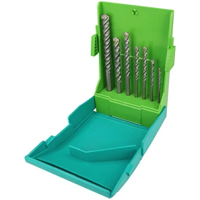 Immagine di Heller 3015 18037 5 Acciaio KIT punte per pietra 7 parti 4 mm, 6 8 10 12 mm Alberino cilindrico 1