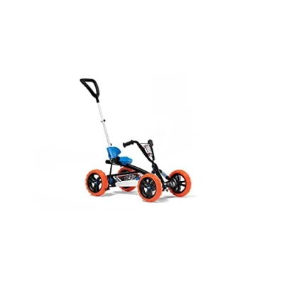 Immagine di BERG Pedal Gokart 2 in 1 Barra di spinta e ruota libera commutabile per bambini, sicurezza stabilità Buzzy Nitro 1, giocattolo bambini età compresa tra 5 anni