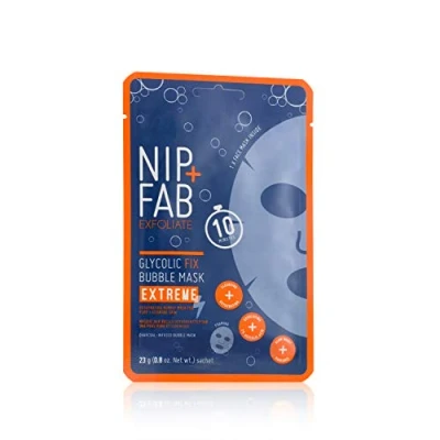 Immagine di Nip+Fab Glycolic Extreme Bubble Sheet MASK Maschera viso, Taglia: 23 g,