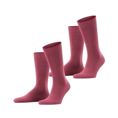 Immagine di ESPRIT Basic Uni 2 Pack M SO cotone tinta unita confezione di paia, Calzini Uomo, Rosso (Shadow Red 8138), 39 42