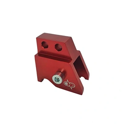Immagine di one by Camamoto cod 77520606 rialzo ammortizzatore scooter orizzontale/verticale 2 regolazioni di colore rosso anodizzato