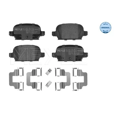 Immagine di MEYLE 025 232 8414 Kit pastiglie freno FIAT: 500 Hatchback, Panda II Punto LANCIA: Ypsilon II, Musa, OPEL: Corsa C Hatchback