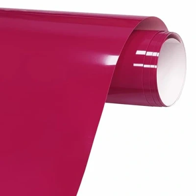 Immagine di FORBELL Pellicola per plotter in tessuto, 30,5 cm x 3 m, colore: rosso rosa