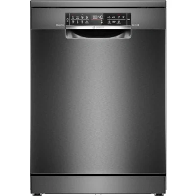 Immagine di Bosch SMS6ECC12E Serie 6, Lavastoviglie da libera installazione, Home Connect, Extra Clean zone: lavaggio intenso per lo sporco più ostinato, Assistente al lavaggio, Programma Preferito,Nero, 60 cm