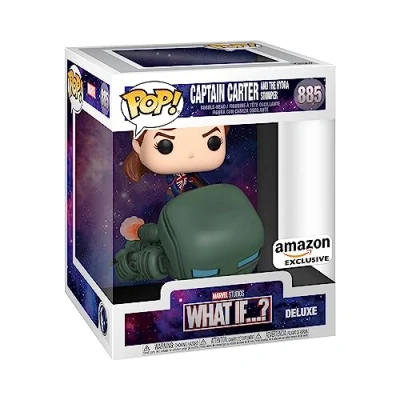 Immagine di Funko Pop! Deluxe: Year Of The Shield Hydra With Captain Peggy Carter Marvel Comics Fumetti Esclusiva Amazon Figura in Vinile da Collezione Idea Regalo Merchandising Ufficiale
