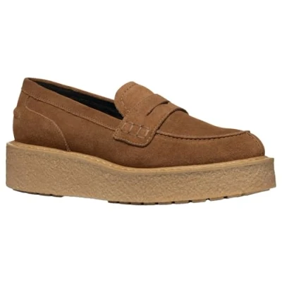Immagine di Geox Elidea Scarpe senza lacci, Donna, Taglia: 39, Dark camel Pelle