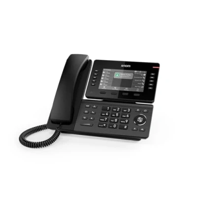 Immagine di Snom D815W Telefono da scrivania wireless Display a colori IPS 5&quot;, 10 tasti funzione, Wi Fi dual band VoIP professionale per aziende e uffici, compatibile con sistemi telefonici comuni