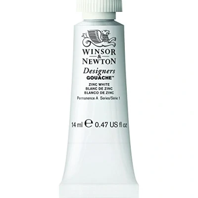 Immagine di Winsor &amp; Newton Designers Gouache, 14 ml Bianco di Zinco