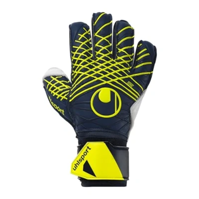 Immagine di uhlsport Guanti da portiere per calcio Prediction Soft Flex Frame bambini e adulti con protezione delle dita