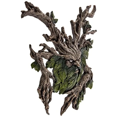 Immagine di Design Toscano CL52272 Scultura Murale Crotchety Crank, Creatura degli Alberi, Multicolore