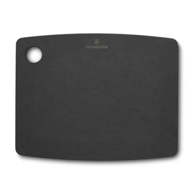 Immagine di Victorinox Taglieri Cucina, Per Alimenti, Ecologico Materiale, Carne, Verdure e Formaggio, Resistente, Adatto alla lavastoviglie, S (29.2 x 22.8 0.6) Nero