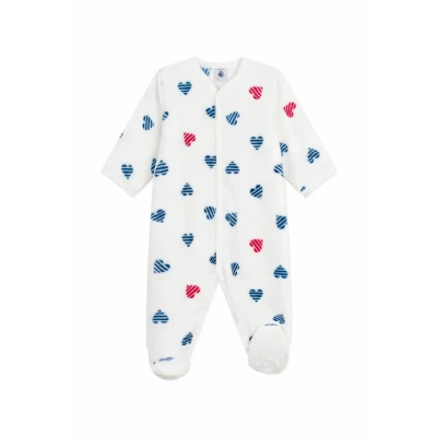 Immagine di Petit Bateau BÉBÉ Combichaud Unisex Tutina per bambini, Taglia: 86, Marshmallow/multicooured