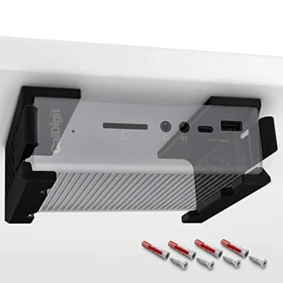 Immagine di Mobilefox Supporto da parete inferiore per CalDigit TS3 Plus Thunderbolt Dock