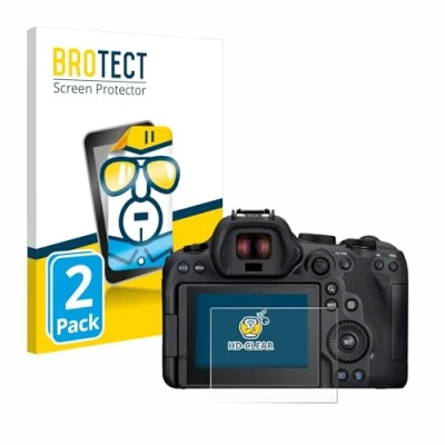 Immagine di brotect Pellicola Protettiva per Canon EOS R6 Mark II Protezione Schermo (2 Pezzi) [Trasparente, Anti Impronte]
