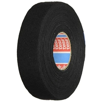 Immagine di Tesa PET 51608 Nastro in tessuto non tessuto/cotone, copri fili, isolante, 25 mm x m