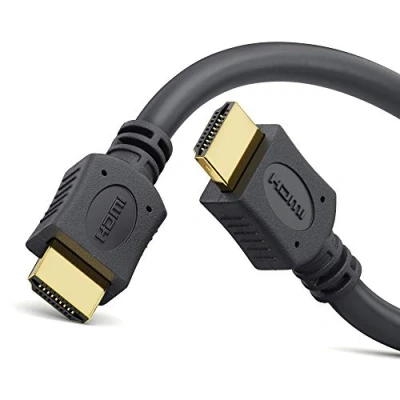 Immagine di Conecto, Comag, cavo HDMI ad alta velocità, compatibile con reti Ethernet (connettori dorati, Full HD, 1080p, 3D)