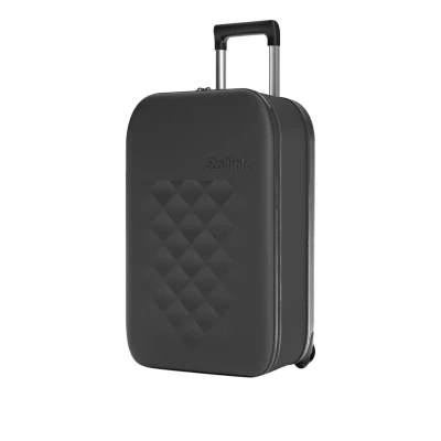 Immagine di Trolley ROLLINK FLEX VEGA Cabin Size INT 21 BLACK 2 RUOTE, Nero, S UNISEX KIDS