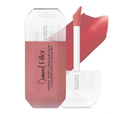 Immagine di Physicians Formula, Mineral Wear Diamond Filler Cheek and Lip Color, Blush Labbra e Guance, Formula Siero Crema Rimpolpante Multiuso, Arricchita con Vitamina E, Radiant Pink
