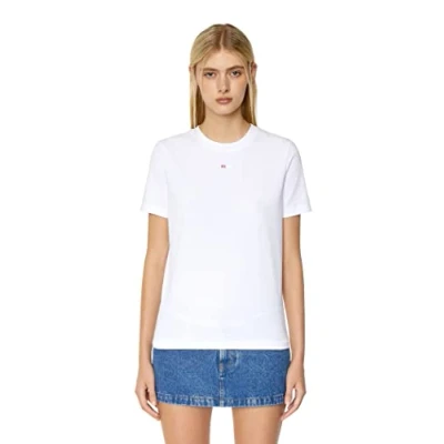 Immagine di Diesel Microdiv Tshirt basic, Donna, Taglia: XS, White
