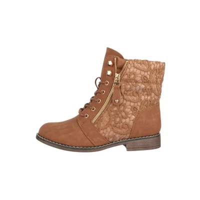 Immagine di Elara Herbst Stivaletti stringati, Donna, Taglia: 38, Camel Sintetico