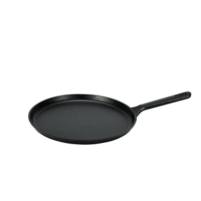 Immagine di Amazon Basics Rotonda Piastra tonda in ghisa pretrattata, da 26,67 cm, Nero