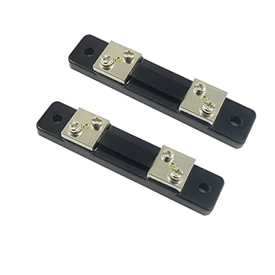 Immagine di Aihasd 2PCS 50A 75mV shunt Resistenza amperometro per Panel DC Current Meter Amp analogico