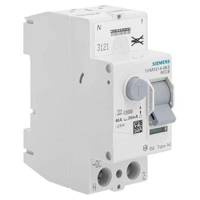 Immagine di SIEMENS Interruttore differenziale auto 30mA 40A tipo AC
