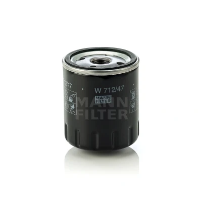 Immagine di MANN FILTER W 712/47 Filtro olio M 20 X 1.5 con una valvola blocco arretramento ad avvitamento PEUGEOT: 406 Sedan, 306 Hatchback
