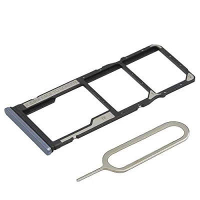 Immagine di MMOBIEL Vassoio Carta Sim Compatibile con Xiaomi Redmi Note 9 / 9S PRO Porta Scheda Inclusa Guarnizione di Gomma e Pin Grigio