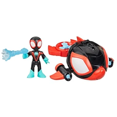 Immagine di Marvel Hasbro, Spidey e i suoi fantastici amici, Water Webs, sottomarino giocattolo Spin Dolphin
