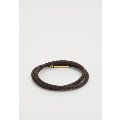 Immagine di BOSS ARES Bracciale brown/goldcoloured, Uomo, Taglia: One Size, Brown/gold coloured