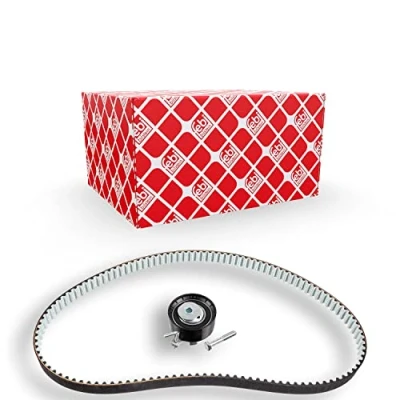 Immagine di FEBI BILSTEIN 40848 Kit cinghia di distribuzione 117 con bullone/vite profilo dente arrotondato rullo tenditore FORD: FIESTA 6, C Max 2