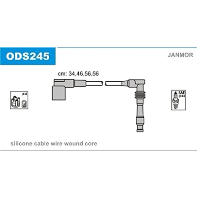 Immagine di JANMOR ODS245 Kit Cavi Accensione OPEL: Corsa B Hatchback