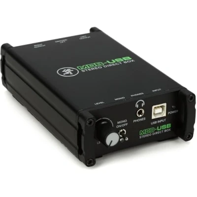 Immagine di MACKIE Mdb USB Direct Box di a 2 Canali con Ingresso Audio 24 Bit/96 Khz, Uscita Cuffie e Ground Lift
