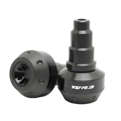 Immagine di CNC Moto Caduta Protezione Paratelaio Carenatura Guard Crash Pad Protector per Yamaha YZF R3 R 3 YZFR3 Frame Sliders Accessori(Nero)