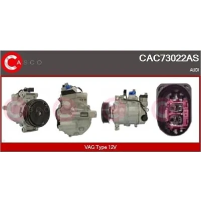 Immagine di CASCO CAC73022AS Compressore Aria Condizionata 6SEU14C 12V PAG 46 R134a AUDI: A4 B6 Avant, B7 A6 C6 Sedan