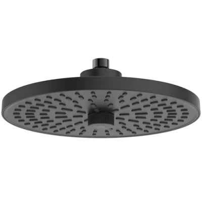 Immagine di Ideal Standard Alu+, Soffione tondo a due funzioni per colonne doccia, Diametro 26cm, Nero seta