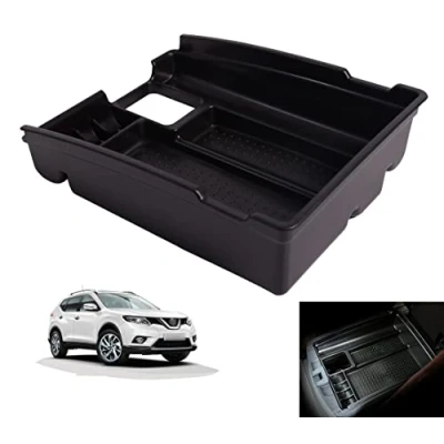 Immagine di Scatola Portaoggetti del Bracciolo Central Console Armrest Storage Box per 2014 2021 Rogue X TRAIL T32