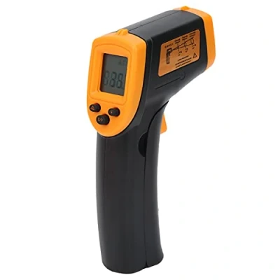 Immagine di Termometro a Infrarossi per Oggetti Senza HW600, Misurazione Integrato della Temperatura Digitale LCD la Superficie Dell&#039;oggetto.(giallo)